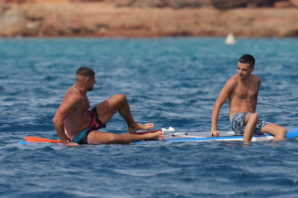 He attempted to go paddle boarding with a friend