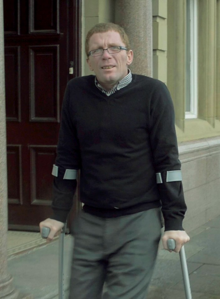 The lottery winner, seen here outside Newcastle Crown Court, and his sister Melanie Batey fraudulently claimed thousands of pounds in benefits after moving to Spain