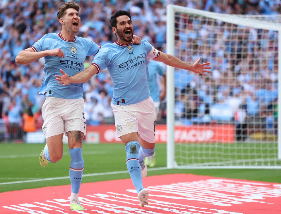 Ilkay Gundogan stole the show in the FA Cup final, scoring a brace for the Cityzens