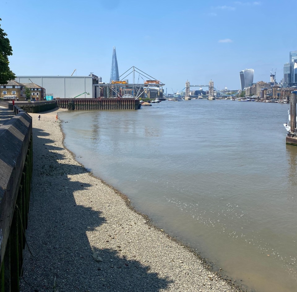 I found a hidden beach in London - and it was basically empty