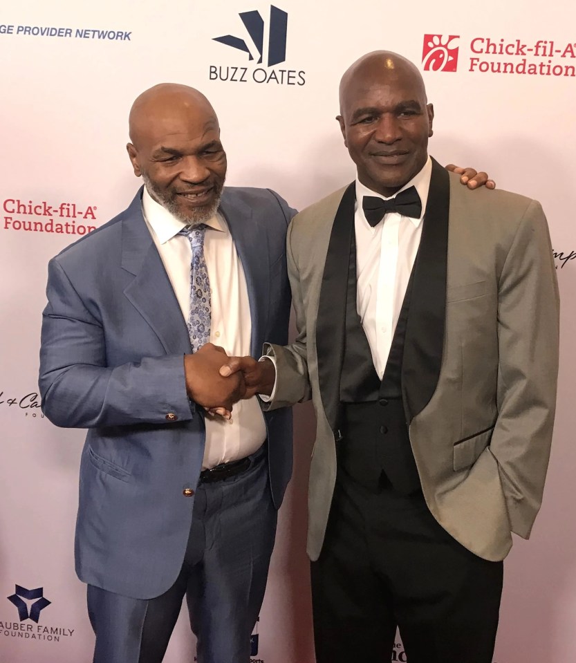 Mike Tyson and Evander Holyfield are still linked with a trilogy