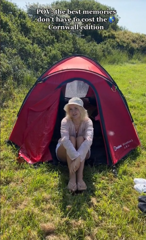 The campsite cost just £20 per night