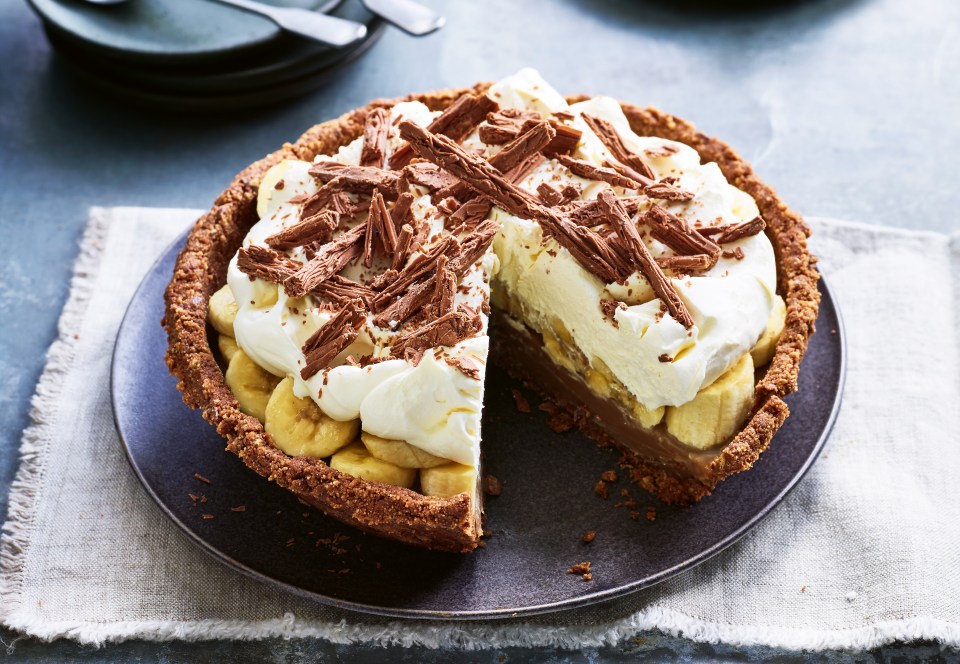 This banoffee pie is easy to make and can serve up to 12 people