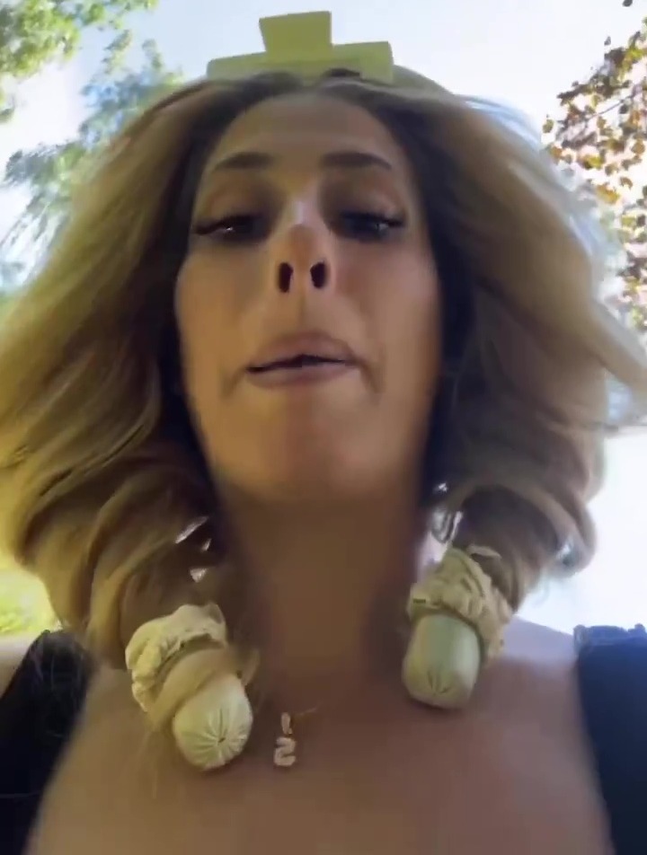 Stacey Solomon feared her son's reaction as she wore heatless curlers on the school run