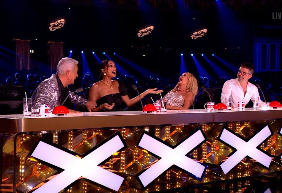 Britain's Got Talent's Alesha Dixon suffered a blunder on live TV tonight