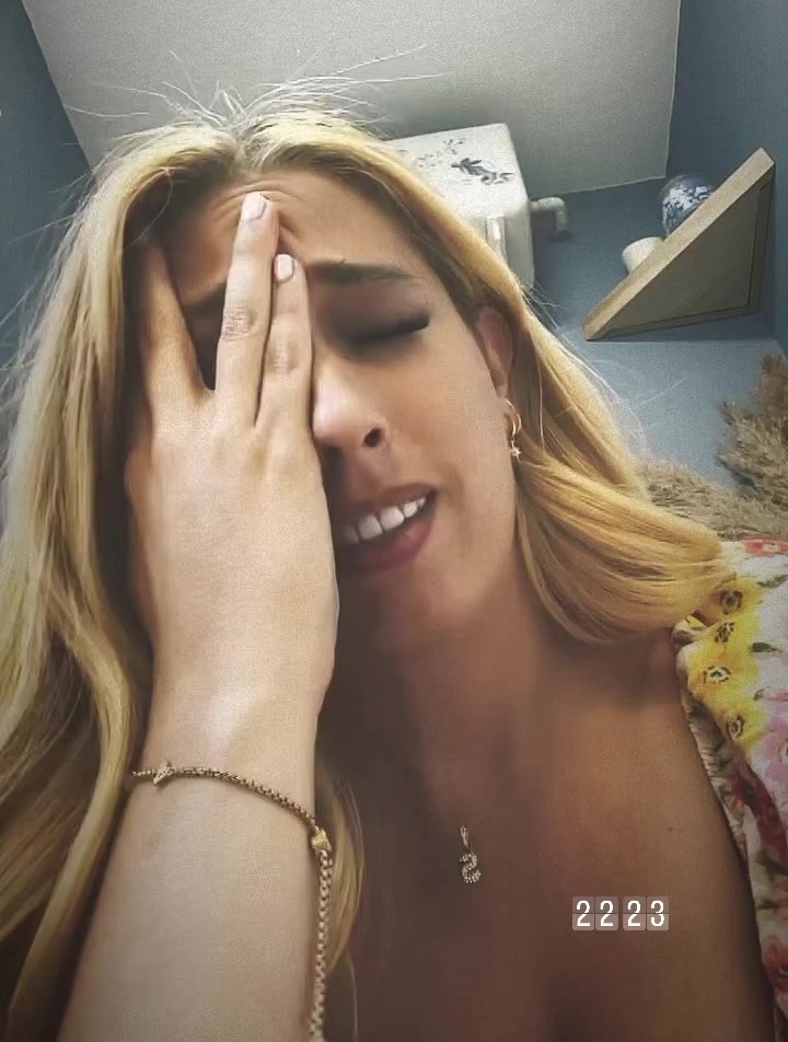 Stacey Solomon was left fuming as her alone time in the loo was disrupted