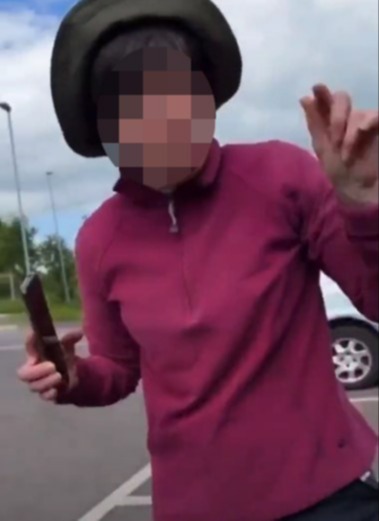 CAR-AZY KAREN Watch as furious Karen accuses man of polluting by leaving his car engine running - but theres a hilarious catch, , //twitter.com/cotupacs/status/1666788020090011648