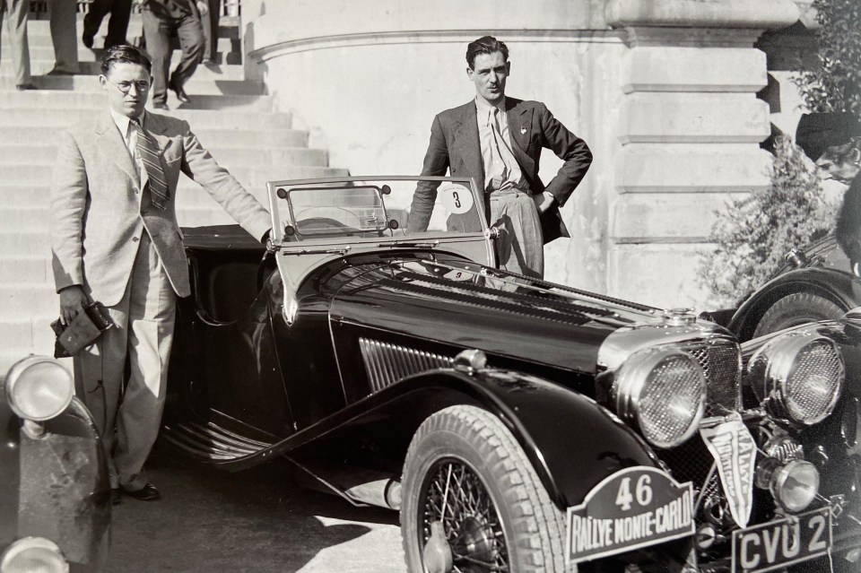 Harrop posing with the SS100