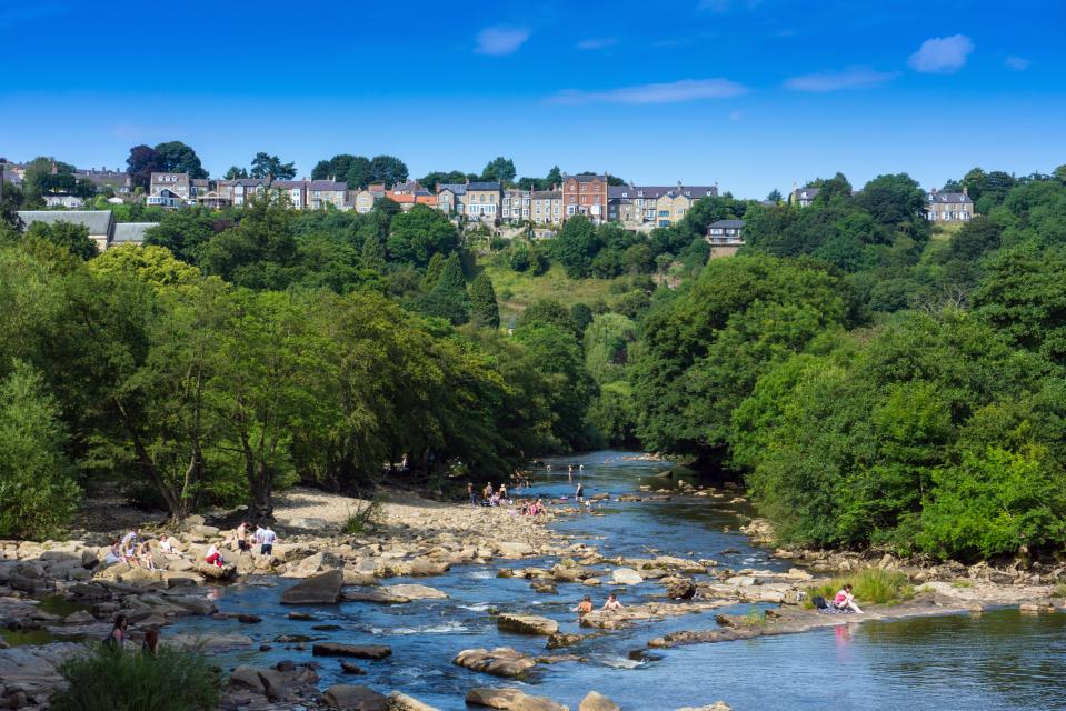 Richmond in North Yorkshire sits at number four on the list