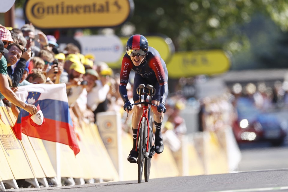 Geraint Thomas and Team INEOS Grenadiers during Last Year's Tour de France 2022.