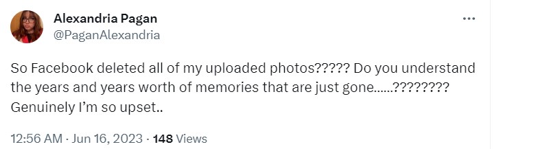 Some users have reported that the images deleted are ones from their mobile uploads, or snaps that are not in an organised album