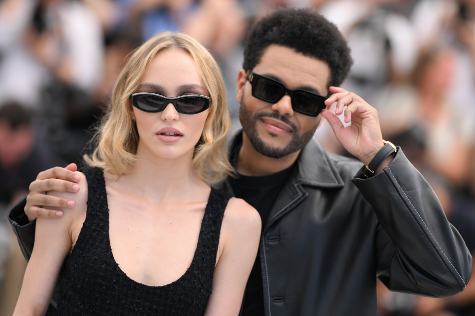 CANNES, FRANCE - MAY 23: Abel "The Weeknd" Tesfaye and Lily-Rose Depp attend "The Idol" photocall at the 76th annual Cannes film festival at Palais des Festivals on May 23, 2023 in Cannes, France. (Photo by Stephane Cardinale - Corbis/Corbis via Getty Images)