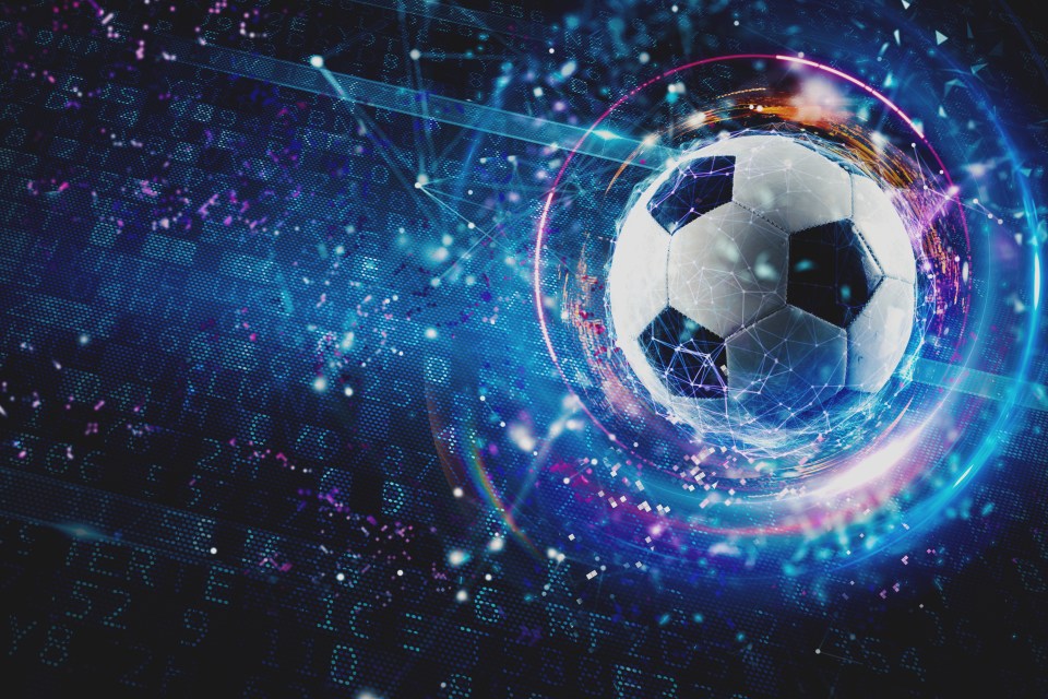 Internet network of a live streaming soccer match