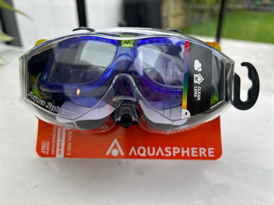 The Aquasphere kids' goggles were approved by our mini testers