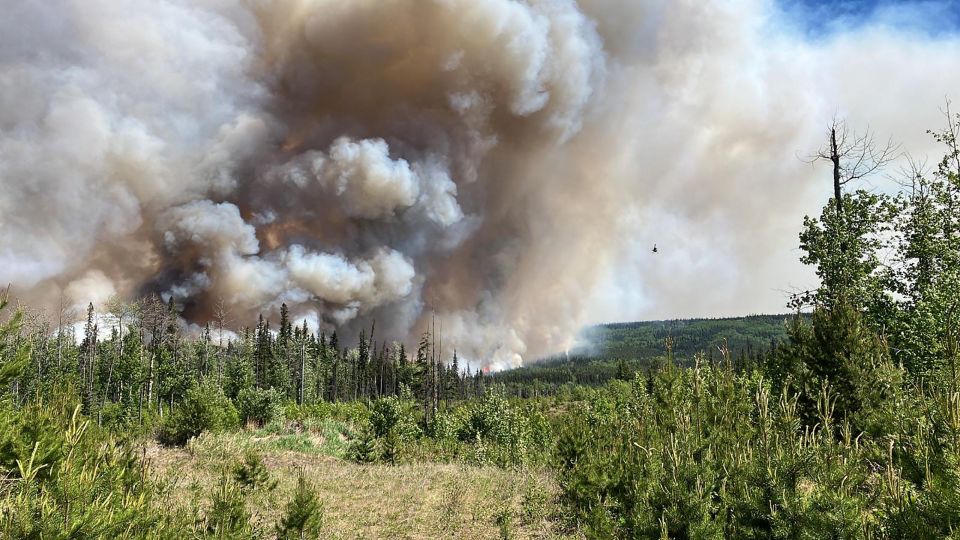 The smoke has originated from more than 400 wildfires in Canada