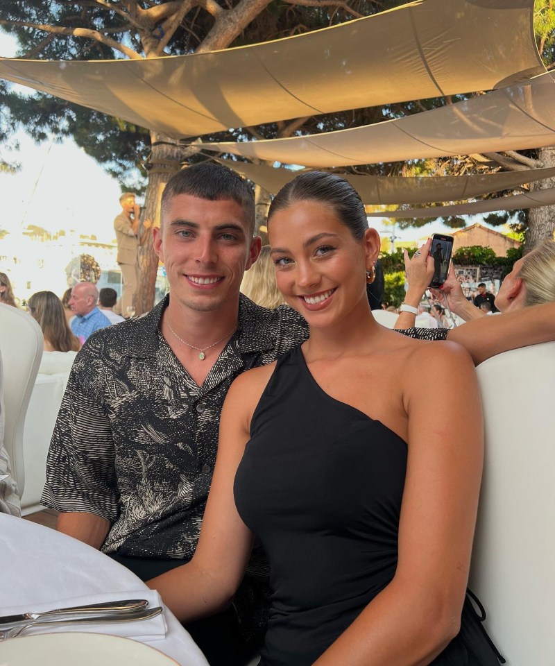 Kai Havertz and model girlfriend Sophia