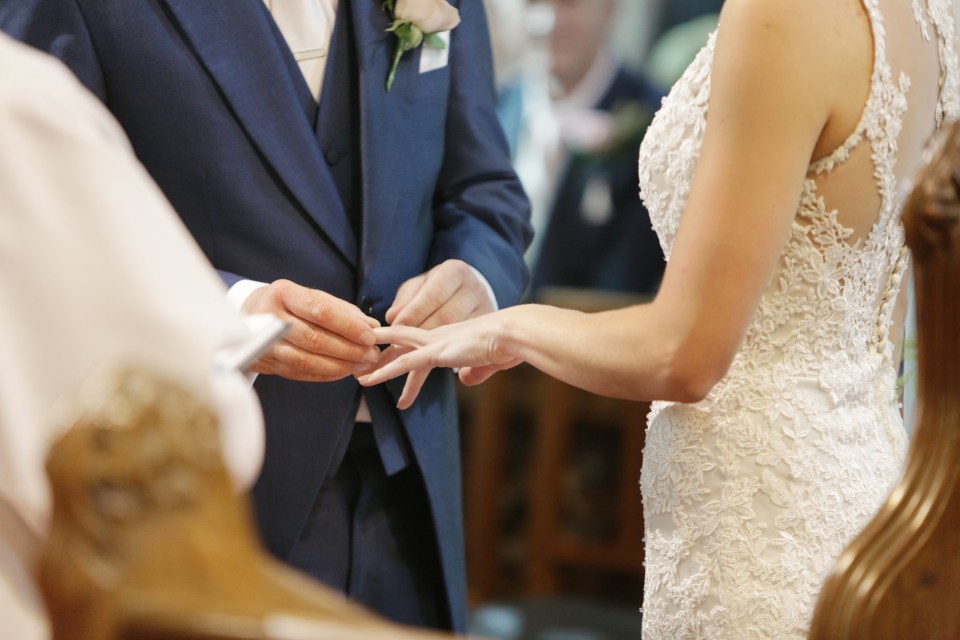 The mother-of-the-groom wore the dress last year