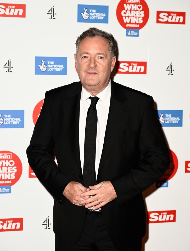 Piers gave fans a sneak peek of his stunning garden