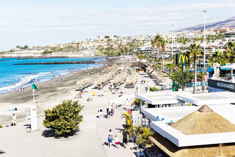 The restaurant is set directly on the beach and has beach views