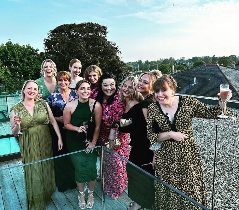 The leading ladies of the Dales glammed up for an evening out together