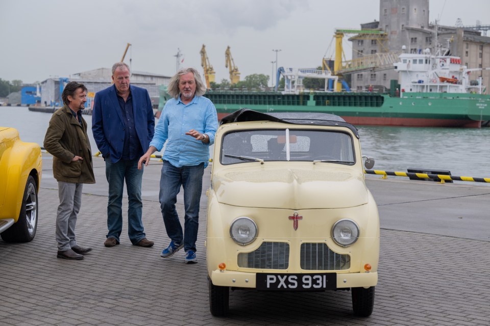 James May’s latest purchase was this naff Crosley micro car from the 1940s, for a 1,400-mile road trip for The Grand Tour