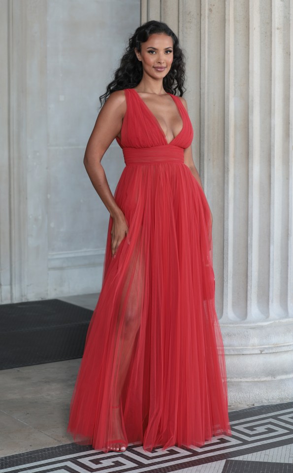 Maya dazzled in a red gown on Thursday evening, as she attended a star-studded National Gallery 2023 Summer Party