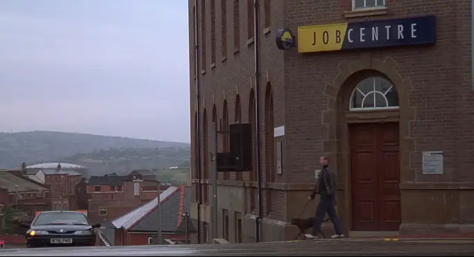 The exterior of the job centre in the 1997 hit