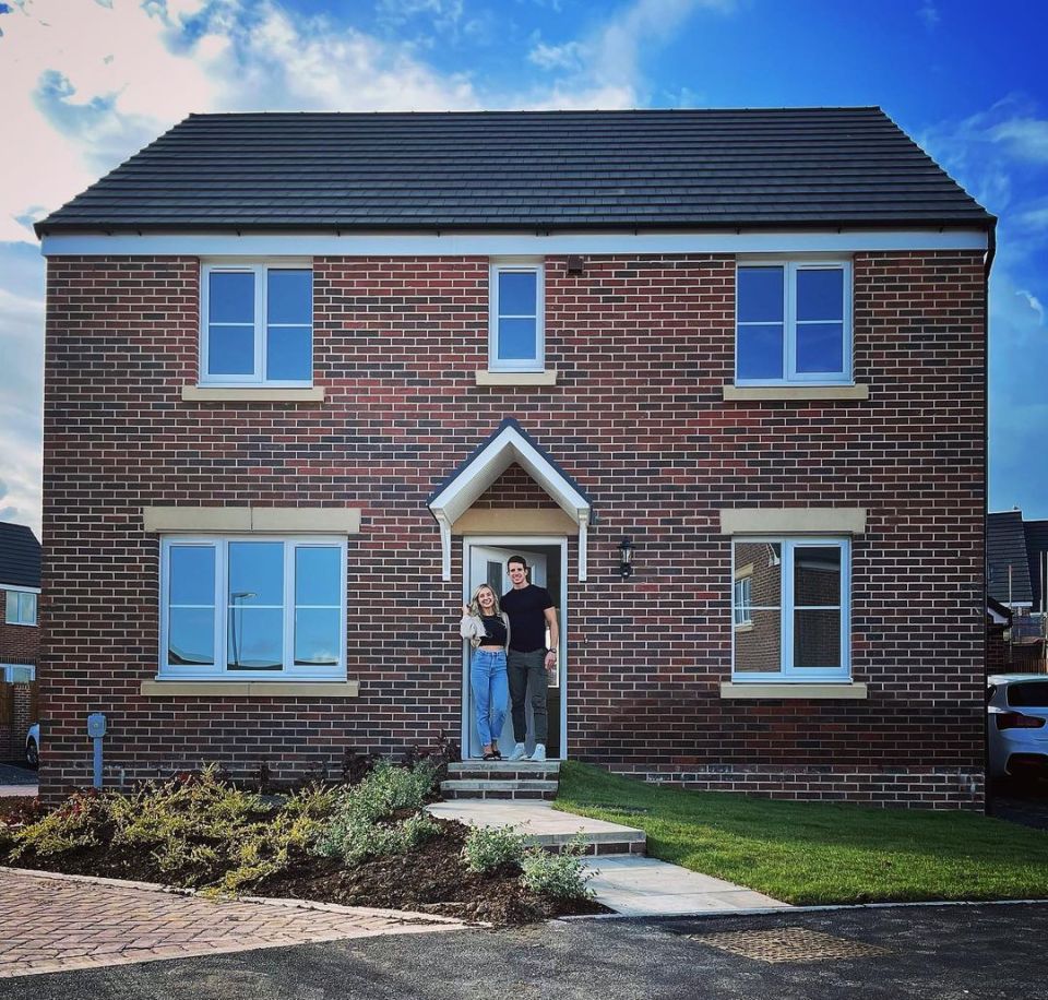 The pair live in a stunning home in South Wales