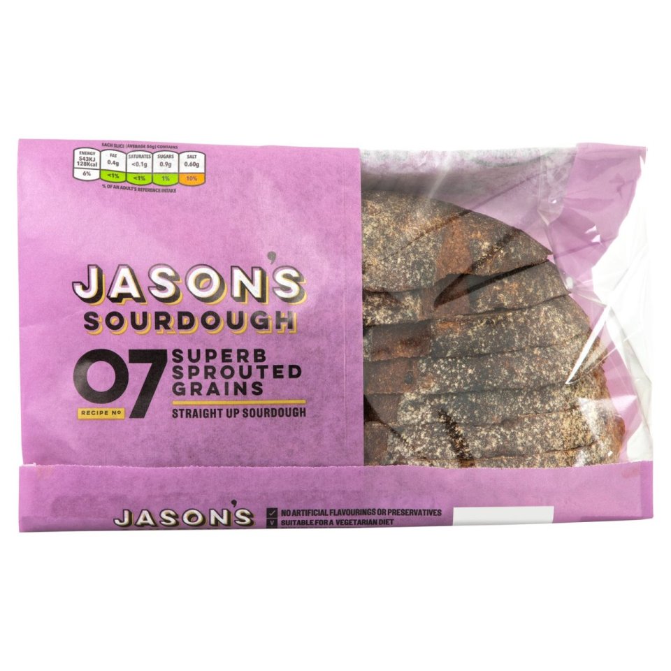 Jason's Sprouted Grains Sourdough is good for gut health