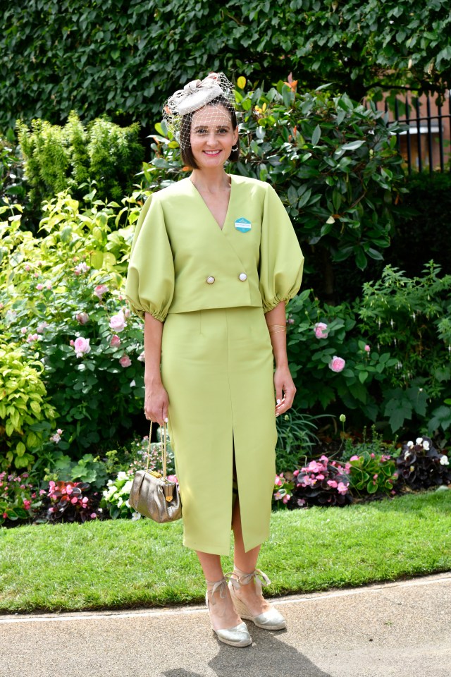 Alexandra Scovarza made us green with envy for her lime ensemble