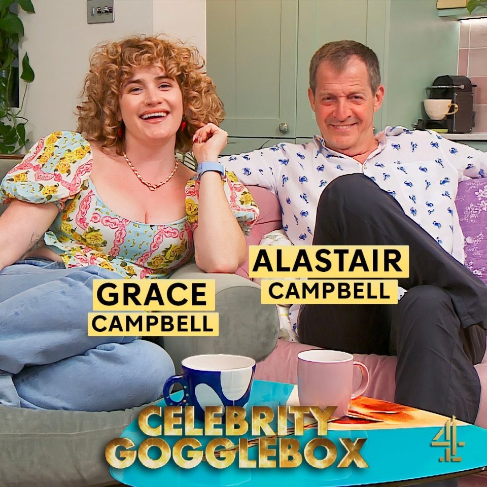 Ex Number 10 spin doctor Alastair Campbell and his comedienne daughter Grace are the latest signings