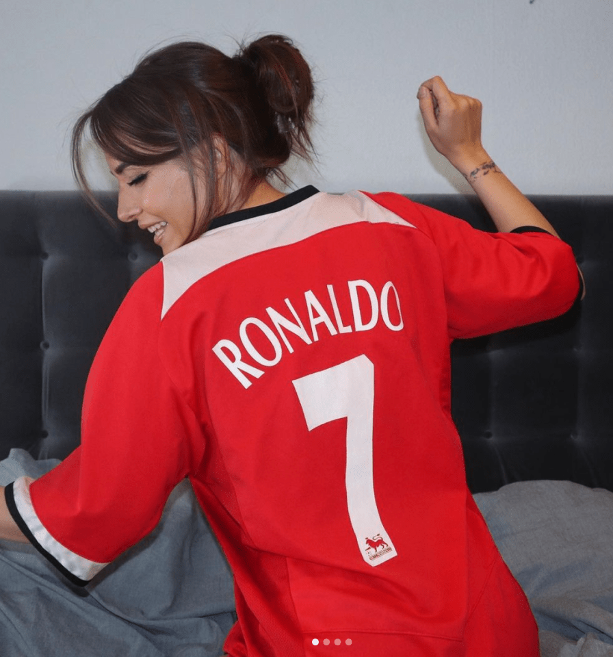 Cristiano Ronaldo is Maria's favourite player