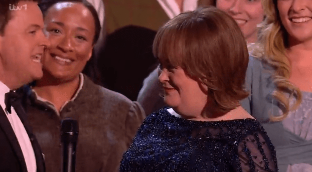 Susan Boyle admitted she suffered a mini stroke