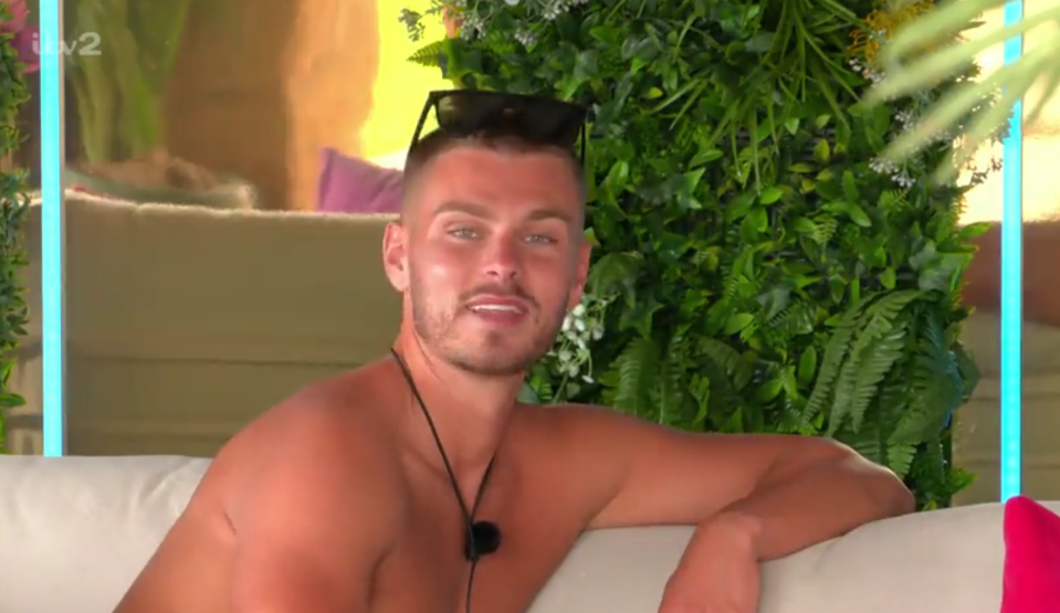 Love Island's George made a funny gaffe tonight