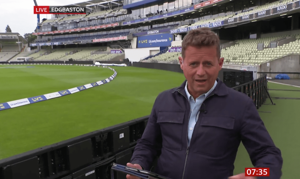 Mike Bushell was at Edgbaston for today's sports report