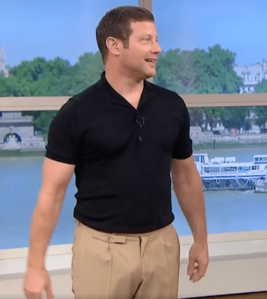 Dermot O'Leary's tight trousers caused a stir