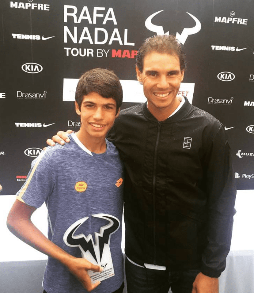 Alcaraz is seen as the successor to Rafa Nadal's crown