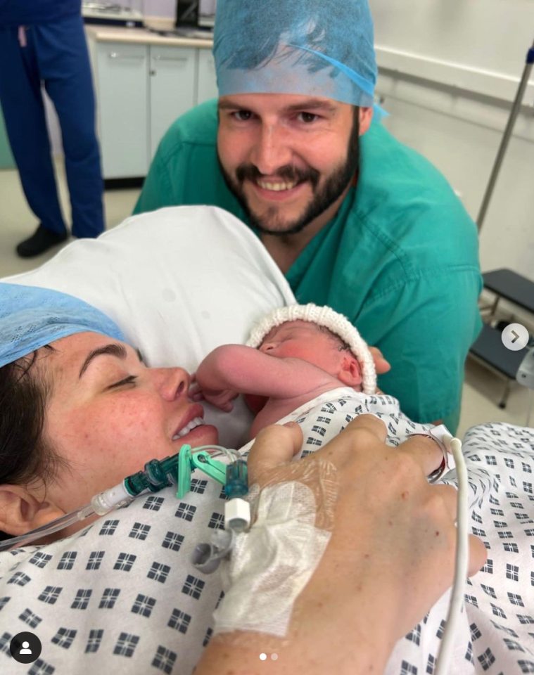 Scarlett Moffatt has given birth