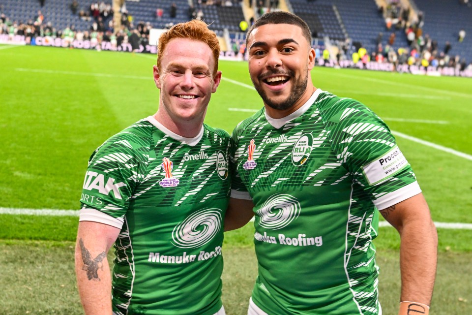 Michael (right) played a big role as York pushed Super League Leigh in the Challenge Cup