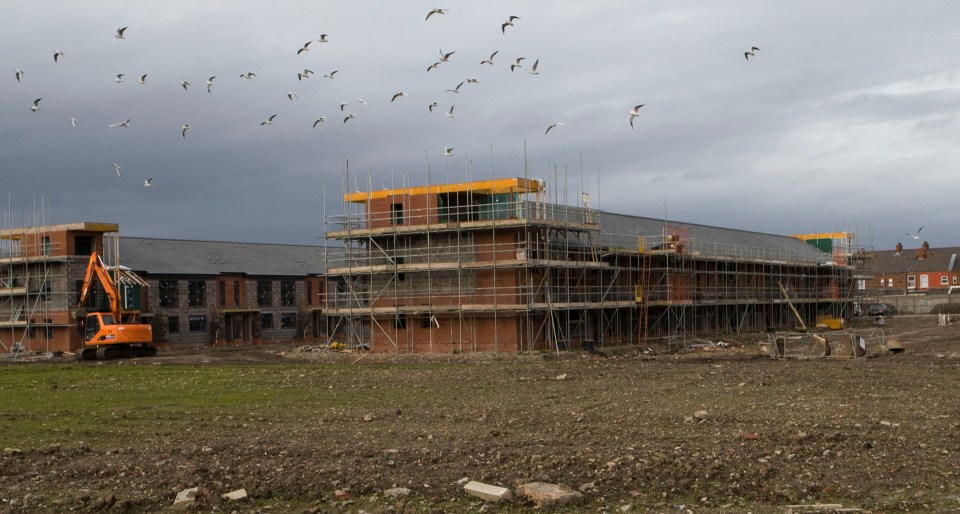 The ground was bulldozed and is now a development of 474 homes