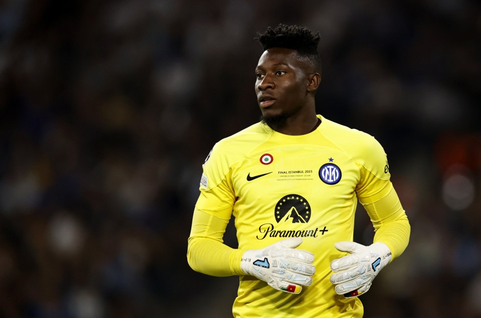 Manchester United are looking to finalise the signing of Andre Onana