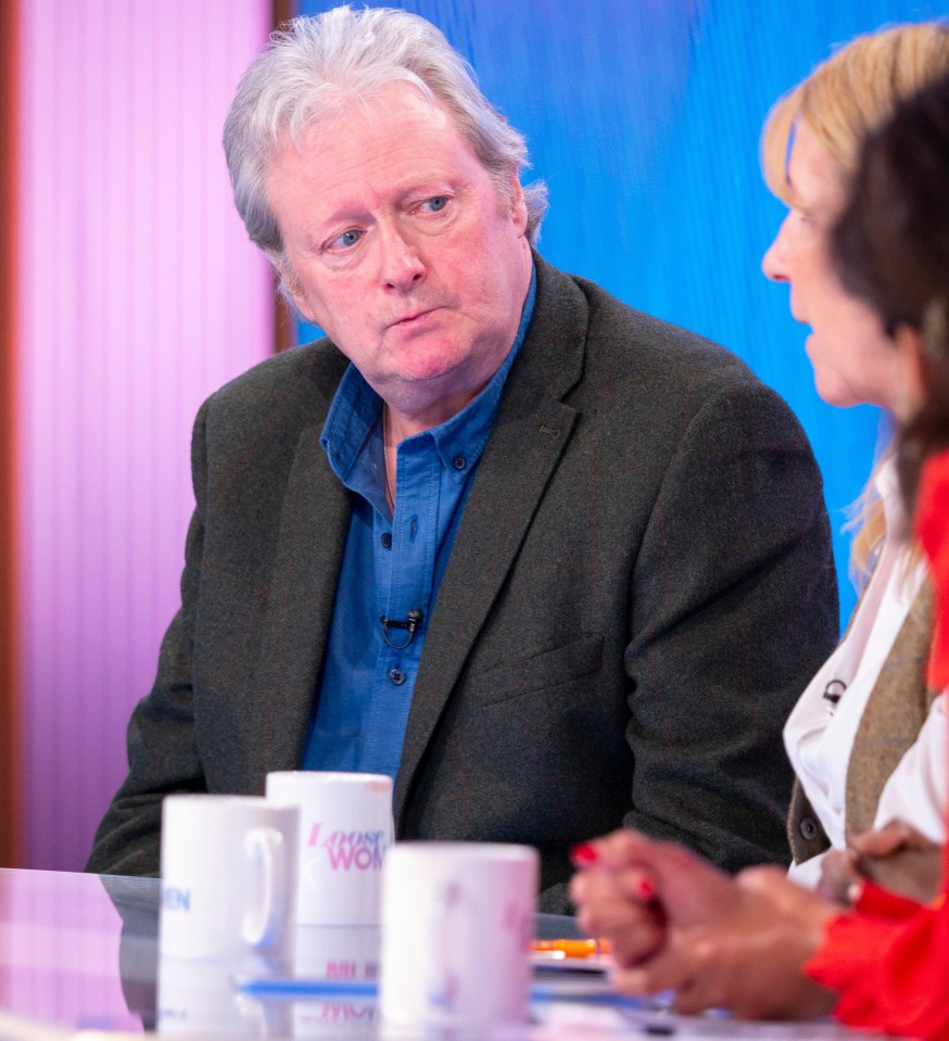 Charlie on Loose Women in 2019 telling his story