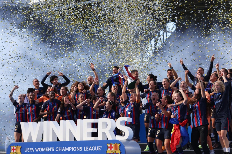 Barcelona became Women's Champions League winners for the second time following their triumph in 2021