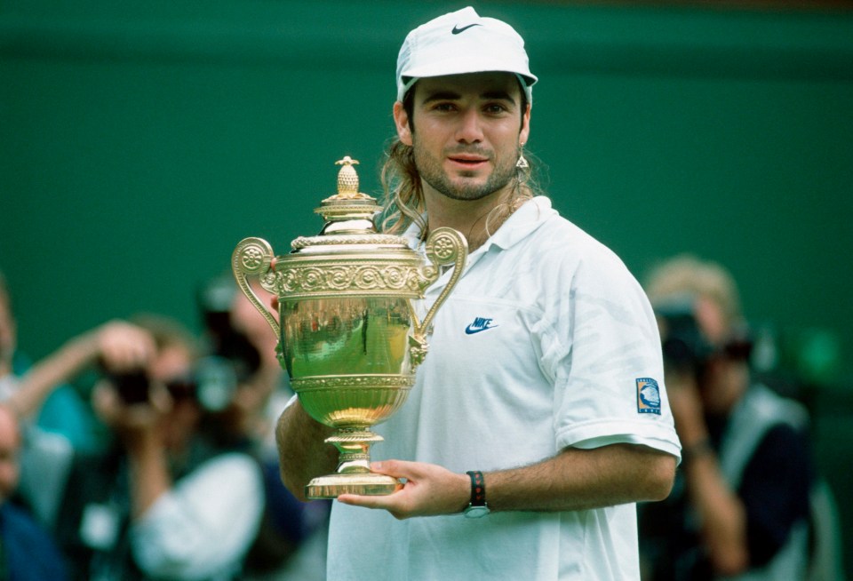 Andre Agassi won Wimbledon for the only time in 1992