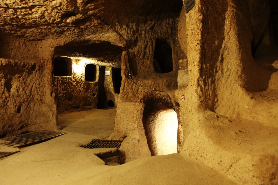 Up to 20,000 people are said to have lived in the underground city