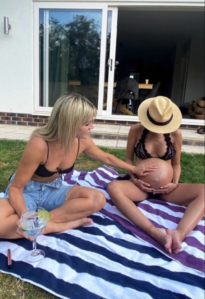 BBC host Janette had pal Ashley Roberts touch her pregnant belly