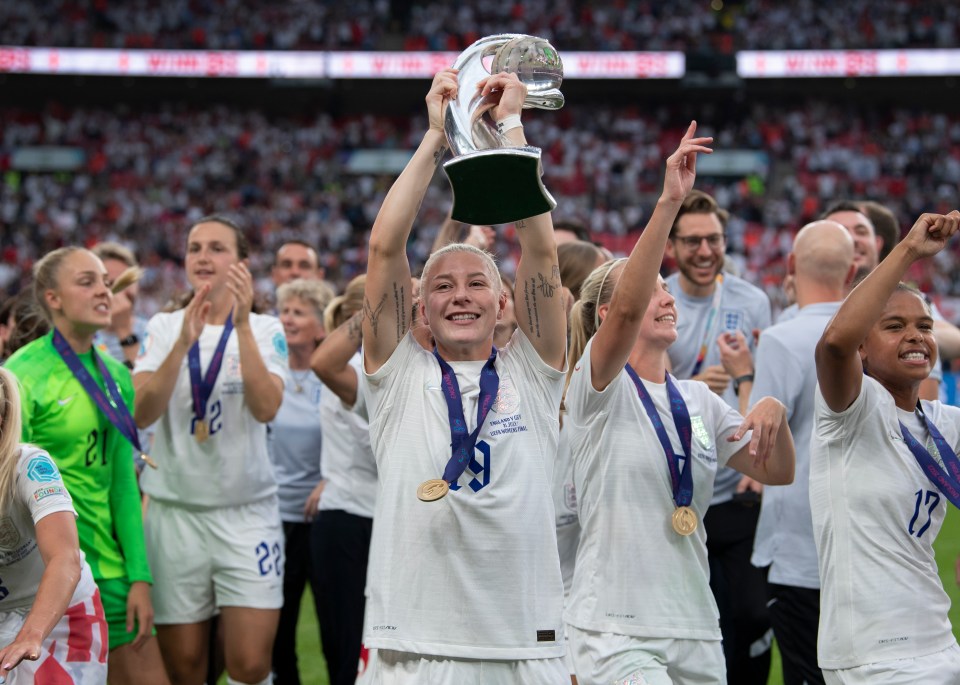 England worked in a fish and chip shop during her first season in the WSL