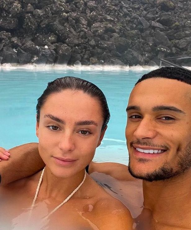 Bombshell Leah with ex Danny Williams who took part in Love Island in 2019