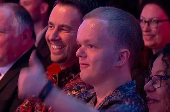 Ellie's boyfriend Matt Dean seen in the crowd on Strictly Come Dancing