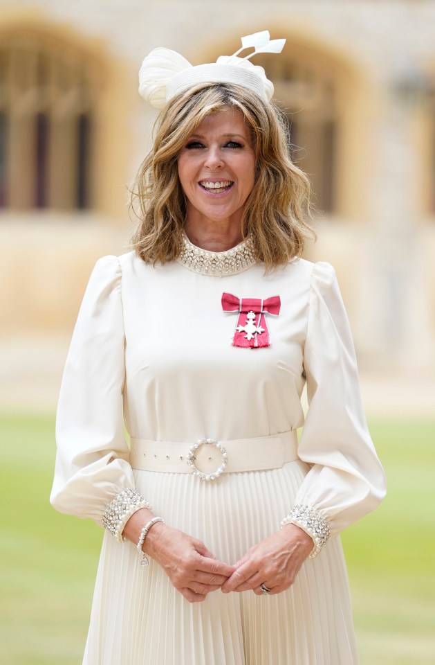 The broadcaster rightly looked as proud as punch at Windsor Castle